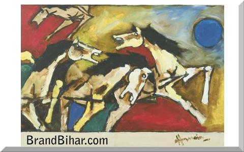 Maqbool-Fida-Husain-unti-horses